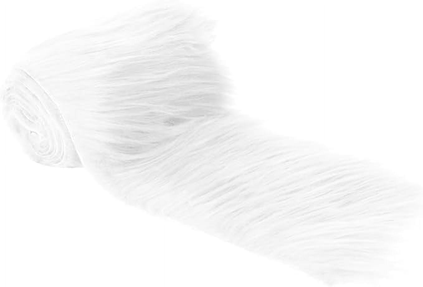 Faux Fur Fabric Trim for Crafts | White Fur Fabric | Fur Trim for Gnome ...