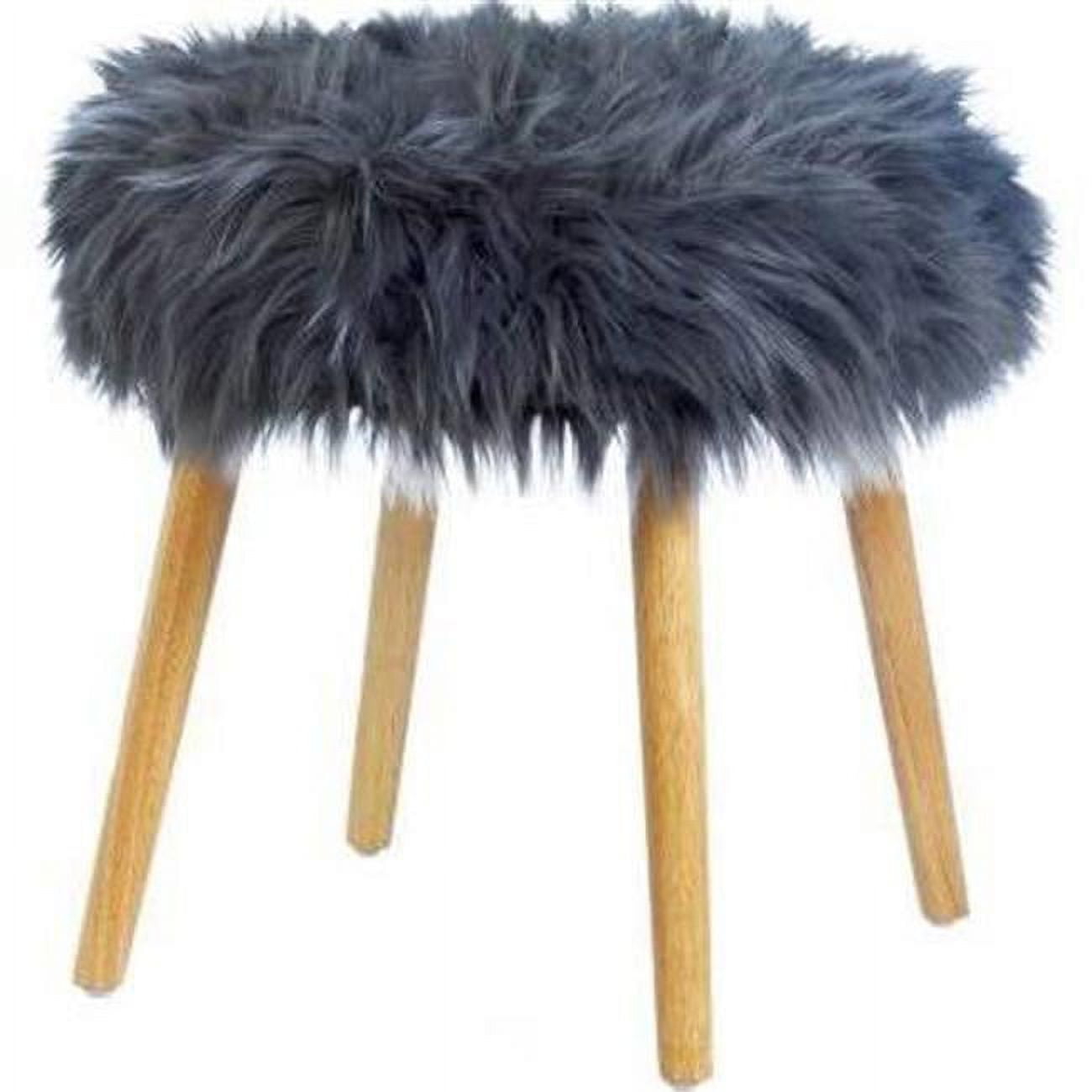 Faux fur stool walmart new arrivals