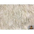 thumbnail image 1 of Faux Fur Long Pile MONGOLIAN SHEEP IVORY Fabric / 64"W / Sold By the yard, 1 of 3