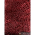 thumbnail image 1 of Faux Fur Long Pile Shaggy BURGUNDY / 60" Wide / Sold by the yard, 1 of 1