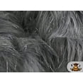 thumbnail image 2 of Faux Fur Long Pile Sparkling Tinsel Fabric – 60 2 of 4