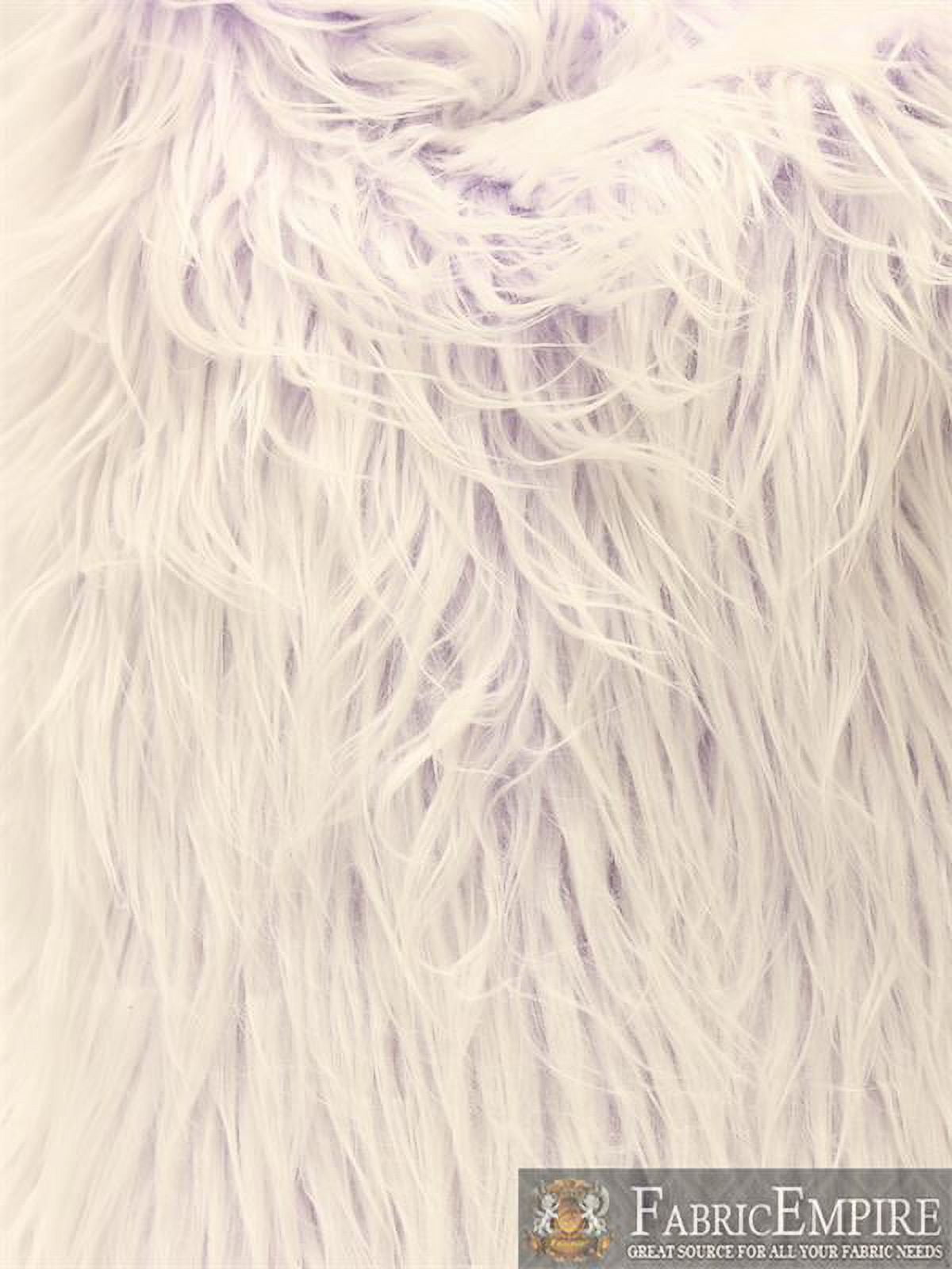 White Tipped Faux Fur- Sold by the Yard – Elotex Fabric