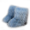 thumbnail image 1 of Faux Fur Mid-Calf Snow Boots for Women - Warm and Stylish Winter Footwear, 1 of 1