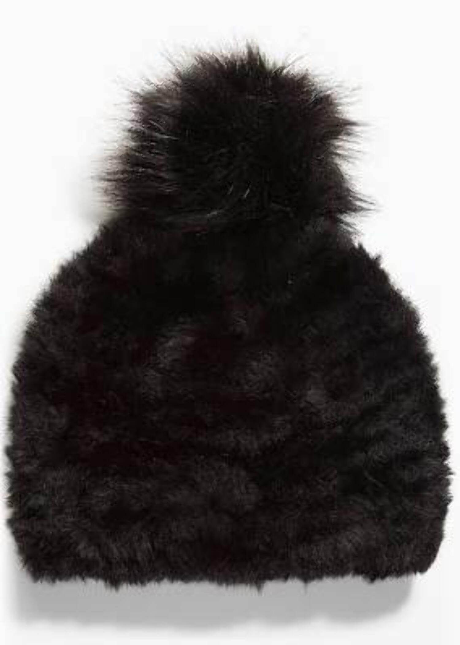 Faux Fur Pom Pom Hat