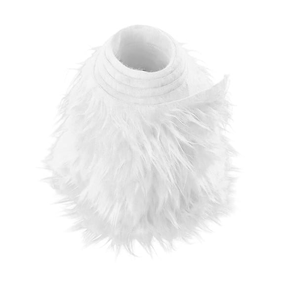 Faux Fur Ribbon Fabric Roll,2X71" Soft Fluffy Plush Craft Trim, Fuzzy Decorative Fabric Strips, Christmas DIY Craft Supplies for Sewing, Home Decor, Holiday Party Use