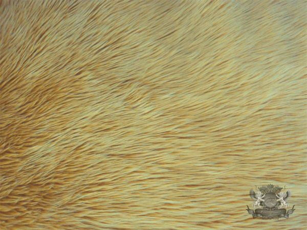 Faux Fur Shaggy Camel