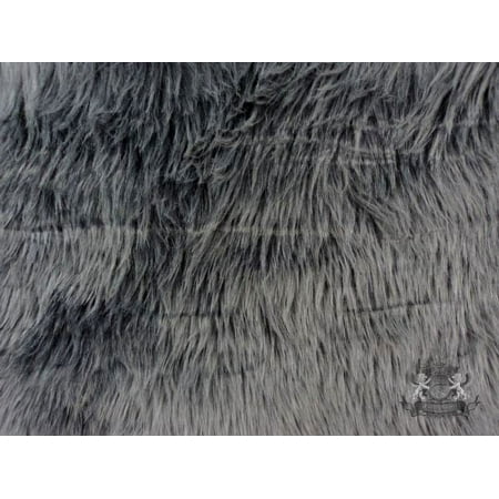 Faux Fur Shaggy Gray