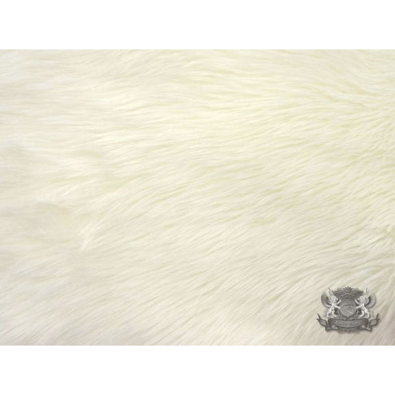 Faux Fur Shaggy Ivory
