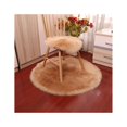 thumbnail image 1 of Faux Fur Sheepskin Rug Extra Soft Cozy Long Pile Carpet Carpet Fluffy Rugs Faux Fur Faux Lambskin Sheepskin For Bedroom Sofa Living Room-Khaki-Round diameter50cm(20in), 1 of 3