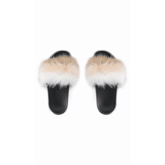 Faux Fur Slides