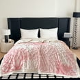 thumbnail image 1 of Faux Fur Throw Blanket for Couch Bed - Fluffy Soft Thick Bubble Blanket for Living Room Home Decor - Mothers Day Birthday Gifts for Women,59X78 in （Pink）, 1 of 6