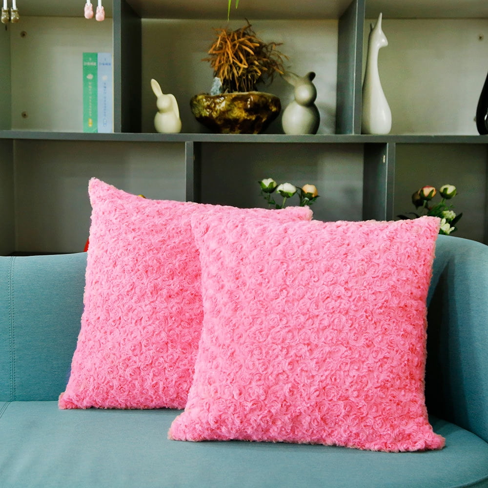 Fluffy blanket and pillow set sale