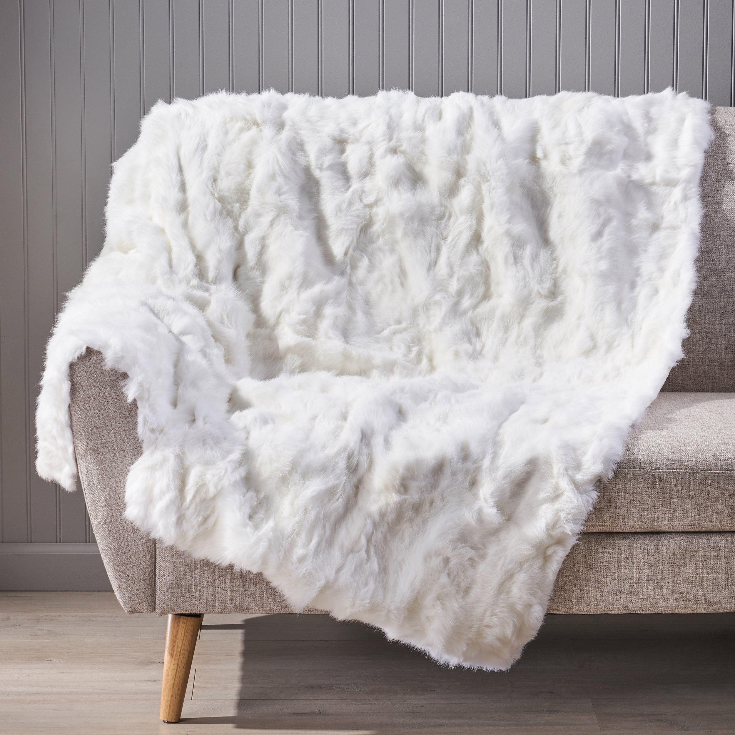 Faux Fur Throw