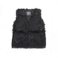 thumbnail image 1 of Faux Fur Vest - Black - Medium, 1 of 1