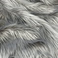 thumbnail image 1 of Faux Fur by the Yard - Long Pile Mohair Fur - Silver, 1 of 2
