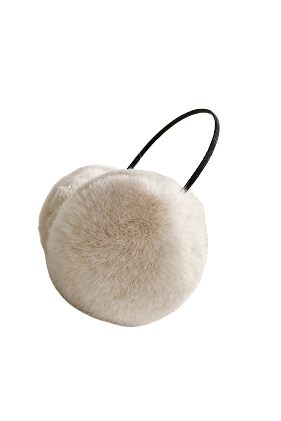 Faux Furs Ear Muffs Plush Warm Ear Protectors for Outdoor Activity Daily Use
