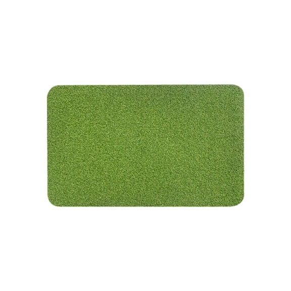 Faux Grass Doormat for Entryway, Scraper Door Mat with PVC Grass Fibers, Heavy Duty Scraping Mud Dirt Remover for Indoor Outdoor Use, Household Entrance Floor Mat