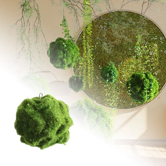 Greenery Decor, Artificial Moss Topiary Balls for Indoor Outdoor Use, Lightweight Fade-Resistant Ornaments for Garden, Patio, Wedding Centerpieces and Home Party Display