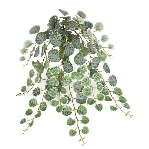 Faux Hanging Plants 126 Leaf Money Leaf Eucalyptus Ceiling Decoration Plant Artificial Green Plant Large Landscap Z1B1 Vine Fake Z1H5