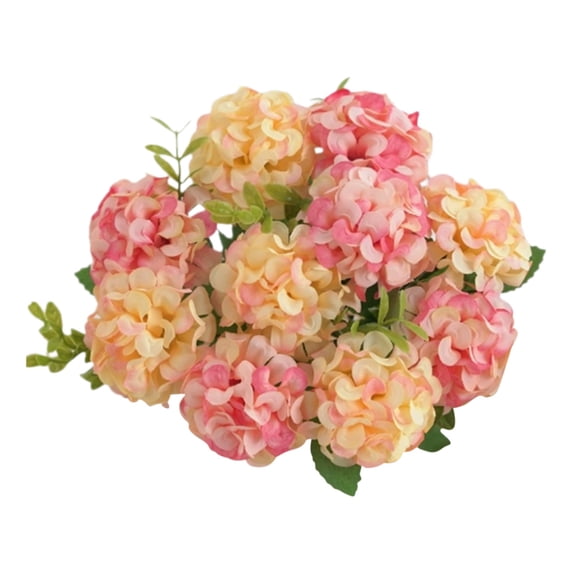 Faux Hydrangea Flowers Outdoor, Fake Hydrangeas, Artificial Hydrangeas Bouquet, Faux Flowers for Vase, Realistic Hydrangea with Stems, Lifelike Large Hydrangea Flowers 1Pcs