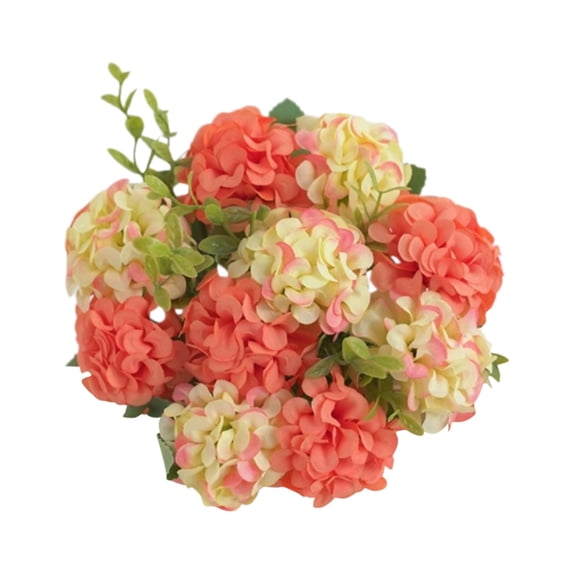 Faux Hydrangea Flowers Outdoor, Fake Hydrangeas, Artificial Hydrangeas Bouquet, Faux Flowers for Vase, Realistic Hydrangea with Stems, Lifelike Large Hydrangea Flowers 1Pcs