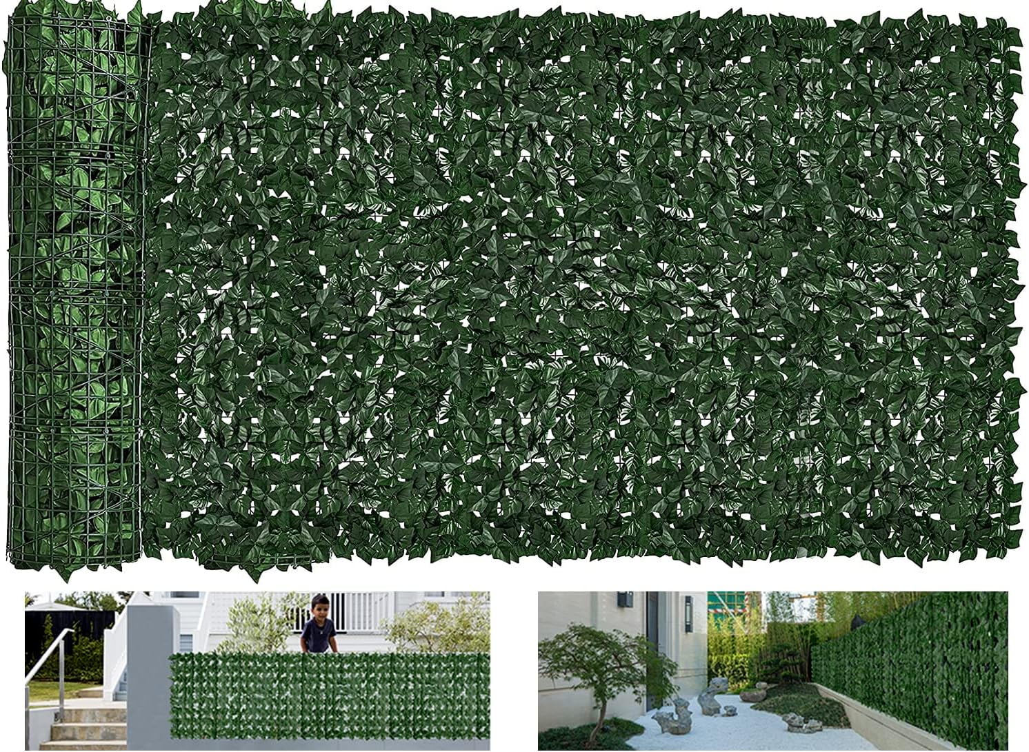 Artificial Leaf Screening Roll Artificial Privacy Fence Screen - Expandable  Hedge With Flowers \u0026 Leaves - Outdoor UV Protected Greenery Panel For  Balcony, Garden \u0026 Patio Decor - Instant Privacy Solution Brise, image size:1492x1091