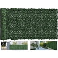thumbnail image 1 of Faux Ivy Privacy Fence Screen Outdoor Expandable Artificial Greenery Roll Fake Hedge Wall Patio Green Plastic Leaf Plant Vine Grass Panels Gate Covering for Garden Yard Balcony (118.5x59.5 in), 1 of 6