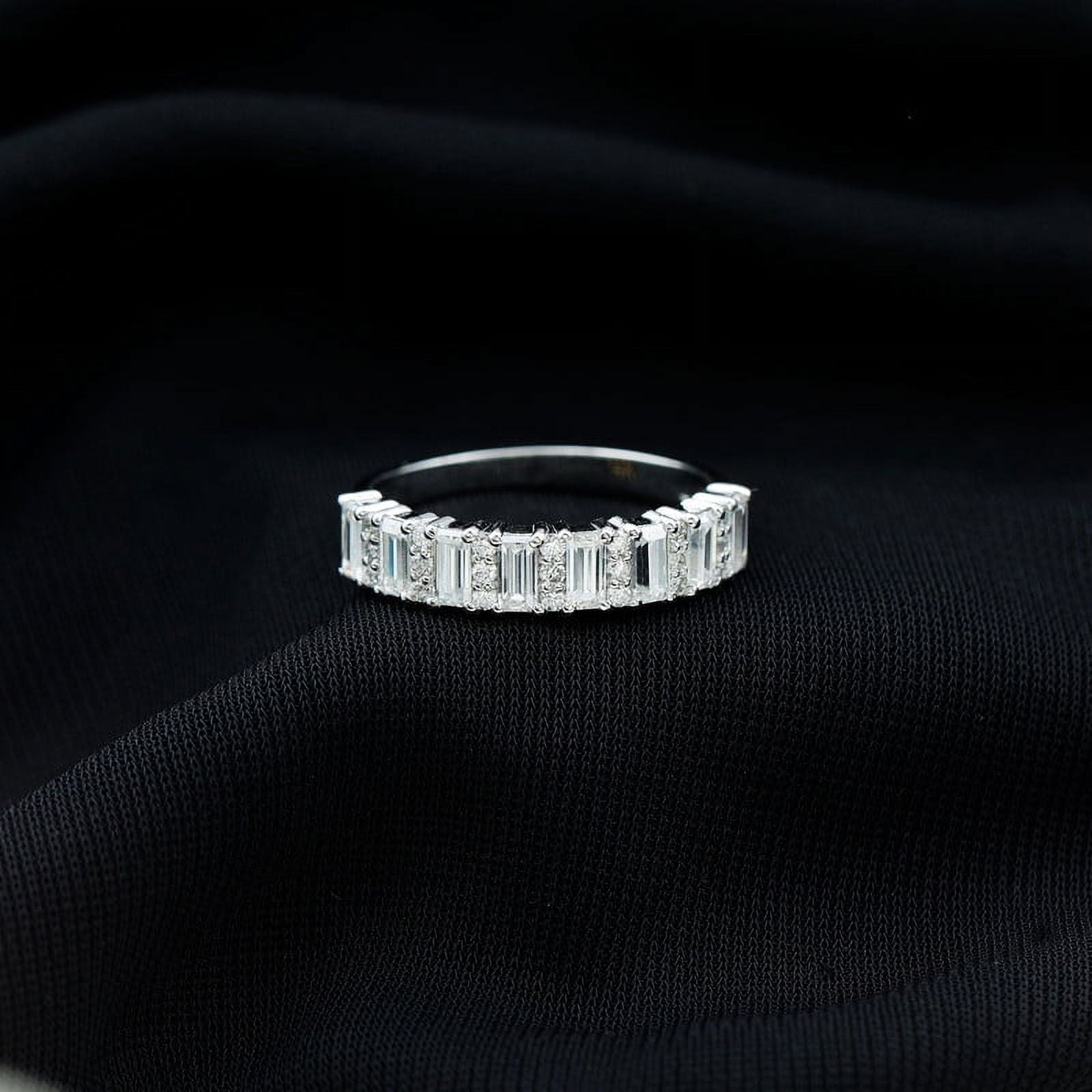 Faux Jewel 14K White Gold Over Rings 3 Ct Lab Created Diamond