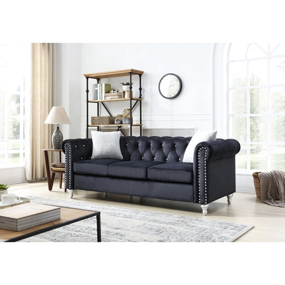 Faux Jeweled Tufted Style + Unique Design - Sofa Decoration + Distinctive Visual Effect