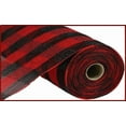 thumbnail image 1 of Faux Jute Check Deco Mesh, Red Black - 21 inches x 10 Yard, 1 of 1