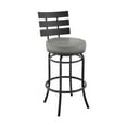 thumbnail image 1 of Faux Leather Bar Stools - Swivel Metal Counter Stool for Kitchen Island, 1 of 1
