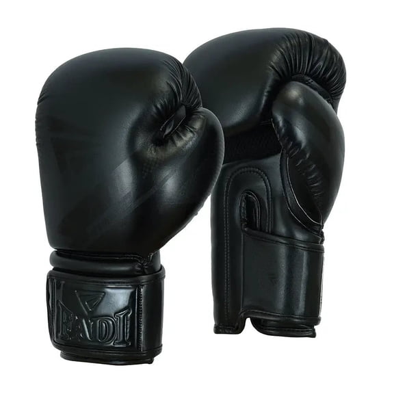 Faux Leather Boxing Gloves by Fadi Sports Train Hard Series - Unisex Adult  - 16 Oz