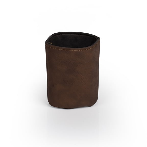 Faux Leather Can Cooler Blank for Engraving Insulated Beverage Holder for Laser Engraving. DIY Customizable Can Cooler for 12oz Cans, Ideal for Personalized Gifts, Weddings (Bay Brown, 1)