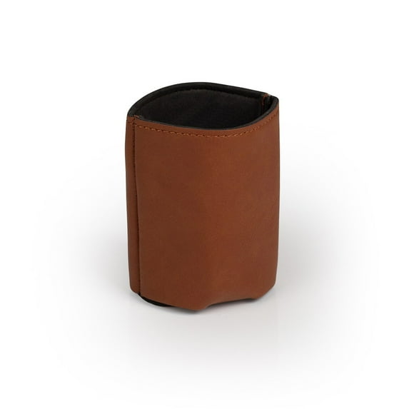 Faux Leather Can Cooler Blank for Engraving Insulated Beverage Holder for Laser Engraving. DIY Customizable Can Cooler for 12oz Cans, Ideal for Personalized Gifts, Weddings (Chestnut, 1)