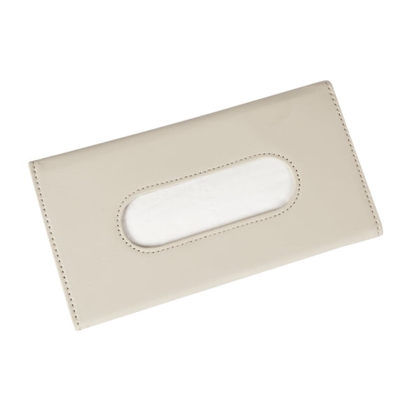 Faux Leather Car Visor Tissue Holder, Dual-Purpose Car Napkin Holder for Tissues