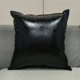 thumbnail image 1 of Faux Leather Decorative Throw Pillow Covers,Outdoor Modern Farmhouse Solid Decorative Pillow Covers 18X18 Inch Luxury Pillowcases for Room Couch Living Bedroom Bed Sofa, 1 of 6