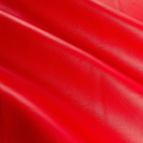 Burlap Fabric Faux Leather Fabric Red Per Yard 54 Inch Wide