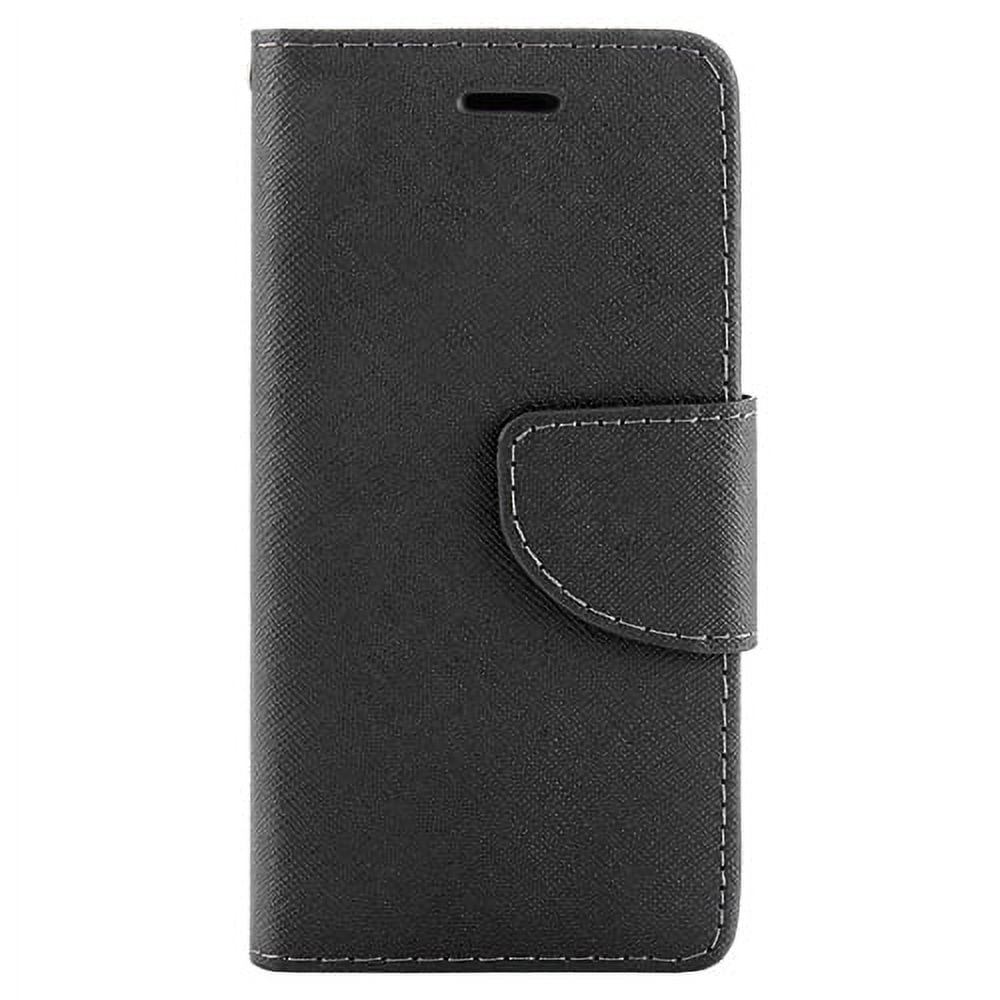 Faux Leather Folio Phone Stand Case With Magnetic Closure For iPhone 6 or 6s