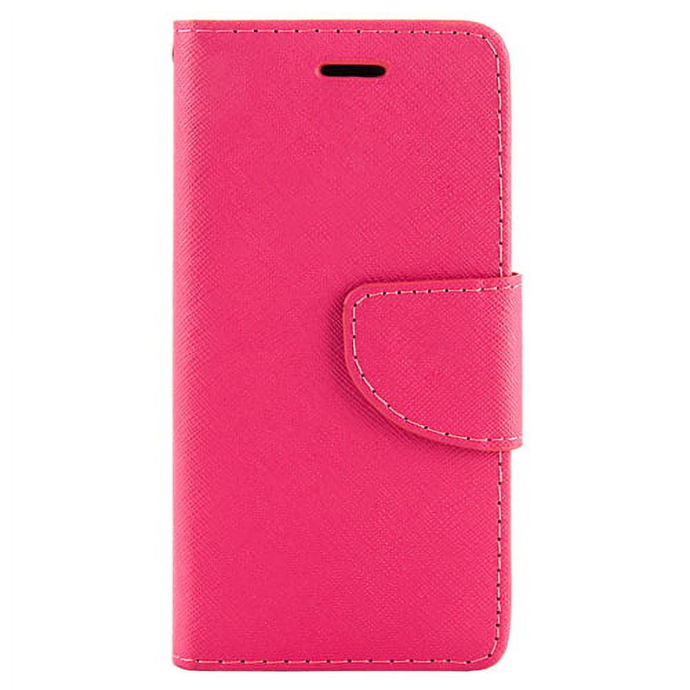 Faux Leather Folio Phone Stand Case With Magnetic Closure For iPhone 6 or 6s