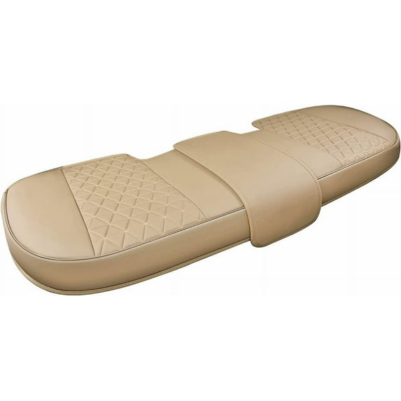 Faux Leather Front Car Seat Cover Individual Pack Bottom Seat Cushion Cover Non-Slip Universal Fit for Most Cars SUV Truck