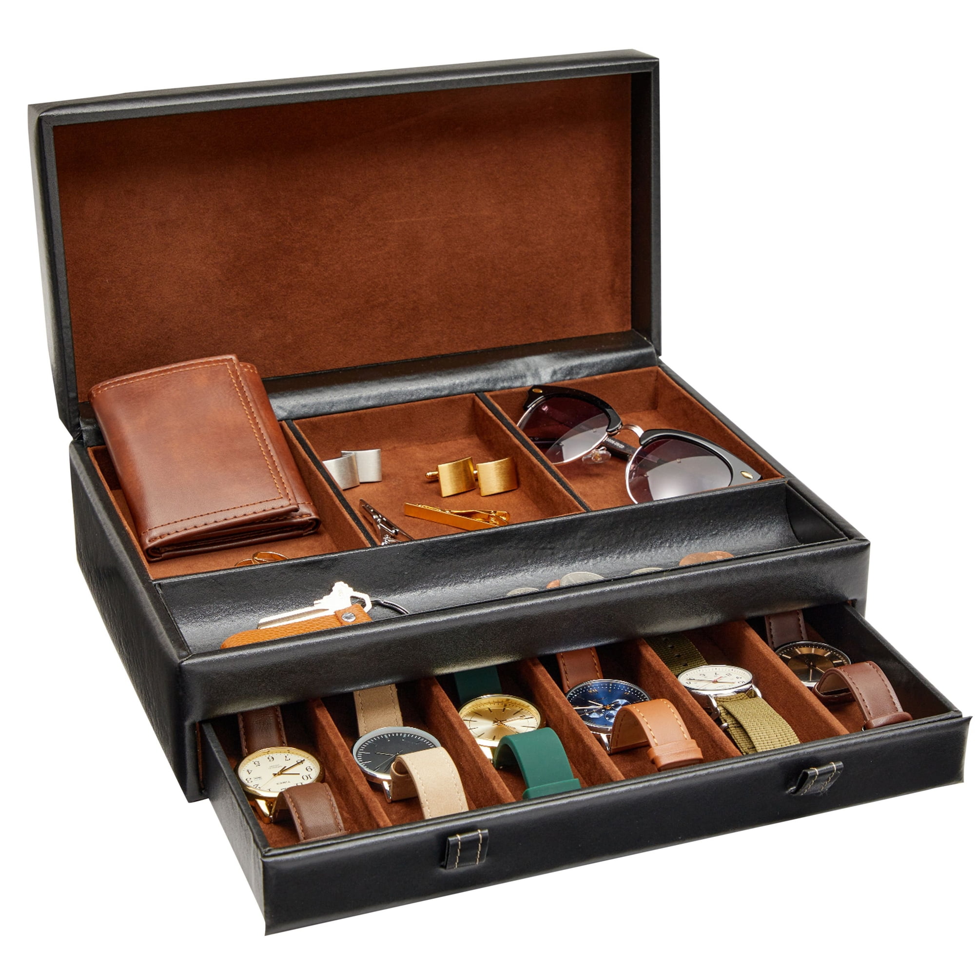 Men's Wooden Valet Box, Free Shipping