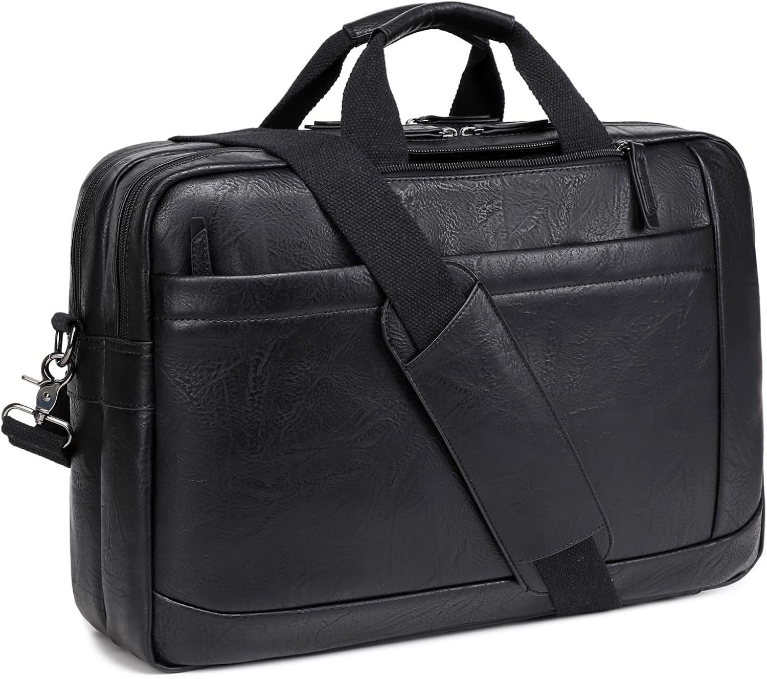 Faux Leather Messenger Bag for Men 17-17.3 Inch: Convertible 3 in 1 Backpack Laptop Briefcase Computer Handbags Shoulder CrossbodyBag with Padded for Work College Travel, PU Black: Electronics - Walmart.com Faux Leather Messenger Bag for Men 17-17.3 Inch: Convertible 3 in 1 Backpack Laptop Briefcase Computer Handbags Shoulder CrossbodyBag with Padded for Work College Travel, PU Black: Electronics - Walmart.com
