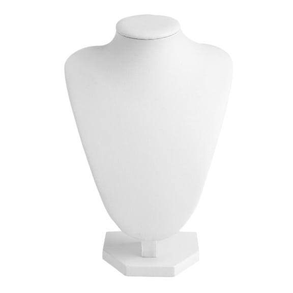 Faux Leather Necklace Jewelry Display Model Bust Stand for Home Dresser Business Storage Decoration Supply