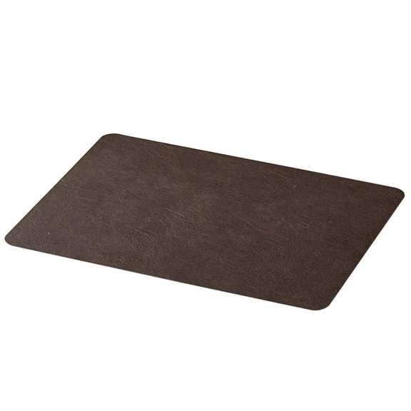Faux Leather Placemats, Heat Resistant Wipeable Placemats, Place Mats Rectangle Double Side for Kitchen, Table Decorations