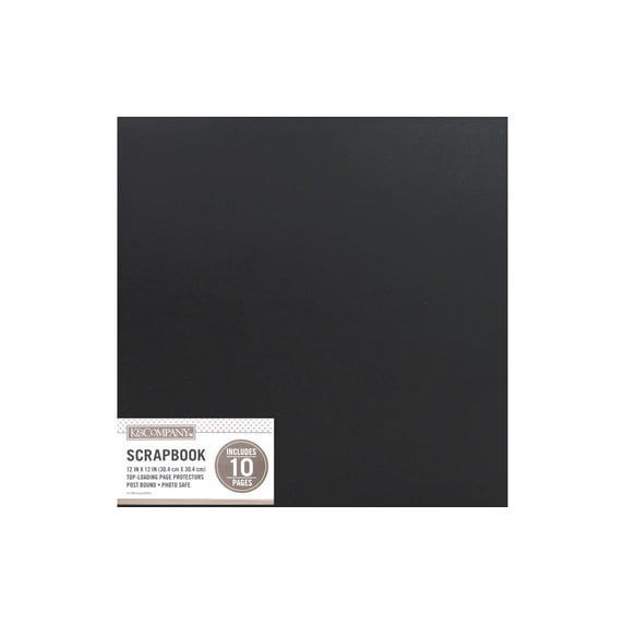 Faux Leather Post Bound Basic Album, 12" x 12"