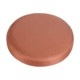 thumbnail image 1 of Faux Leather Round Stool Seat Cover with Elastic Band- Protective Bar Stool Cover for Worn or Stained Seats, 1 of 5