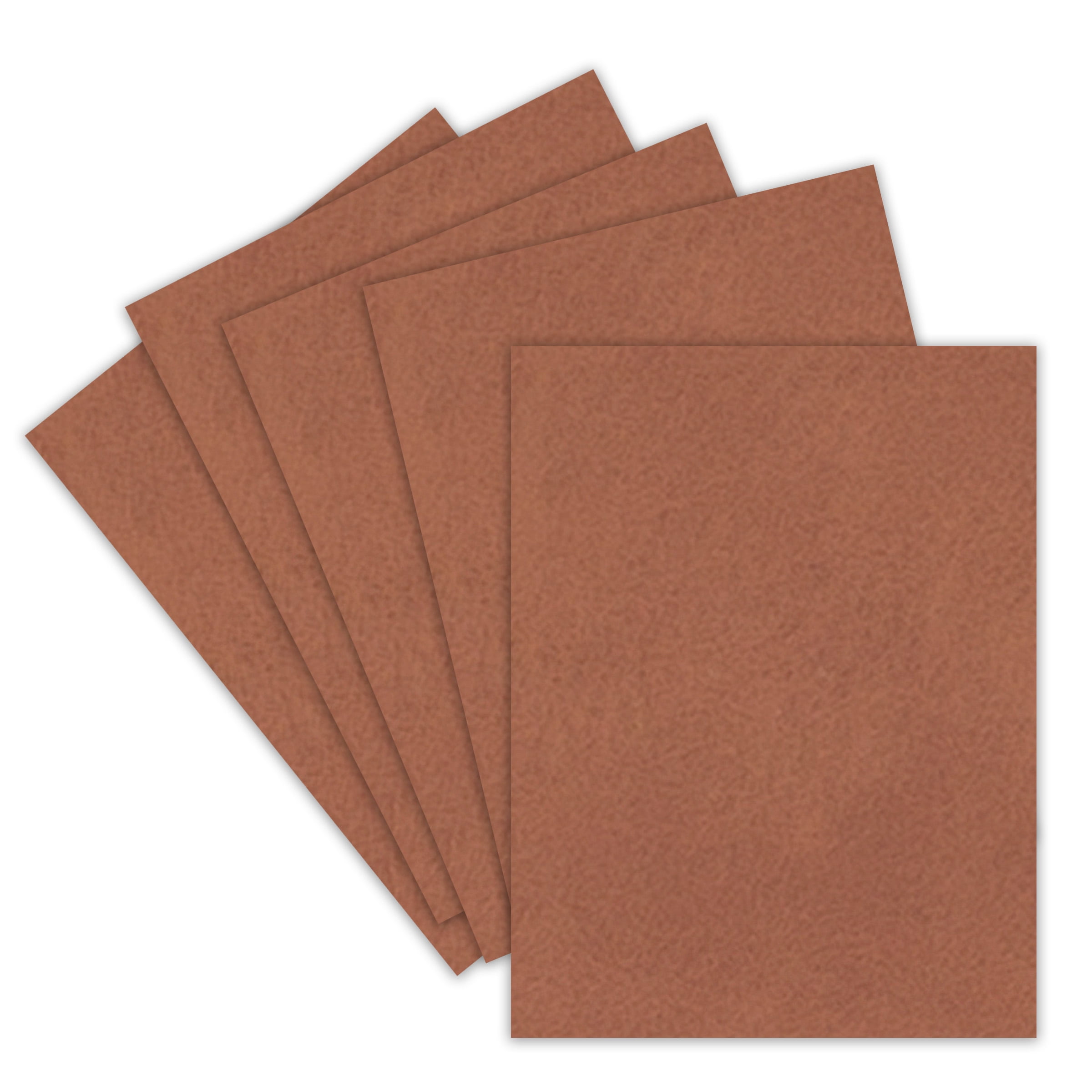 Faux Leather Sheets for Engraving Crafts 12” x 24” Leather-Like Texture with Soft Backing – for Cricut, Laser Engraving, DIY Projects, Jewelry, Bows, Gift Tags & Home Décor (5 Sheets, Chestnut)