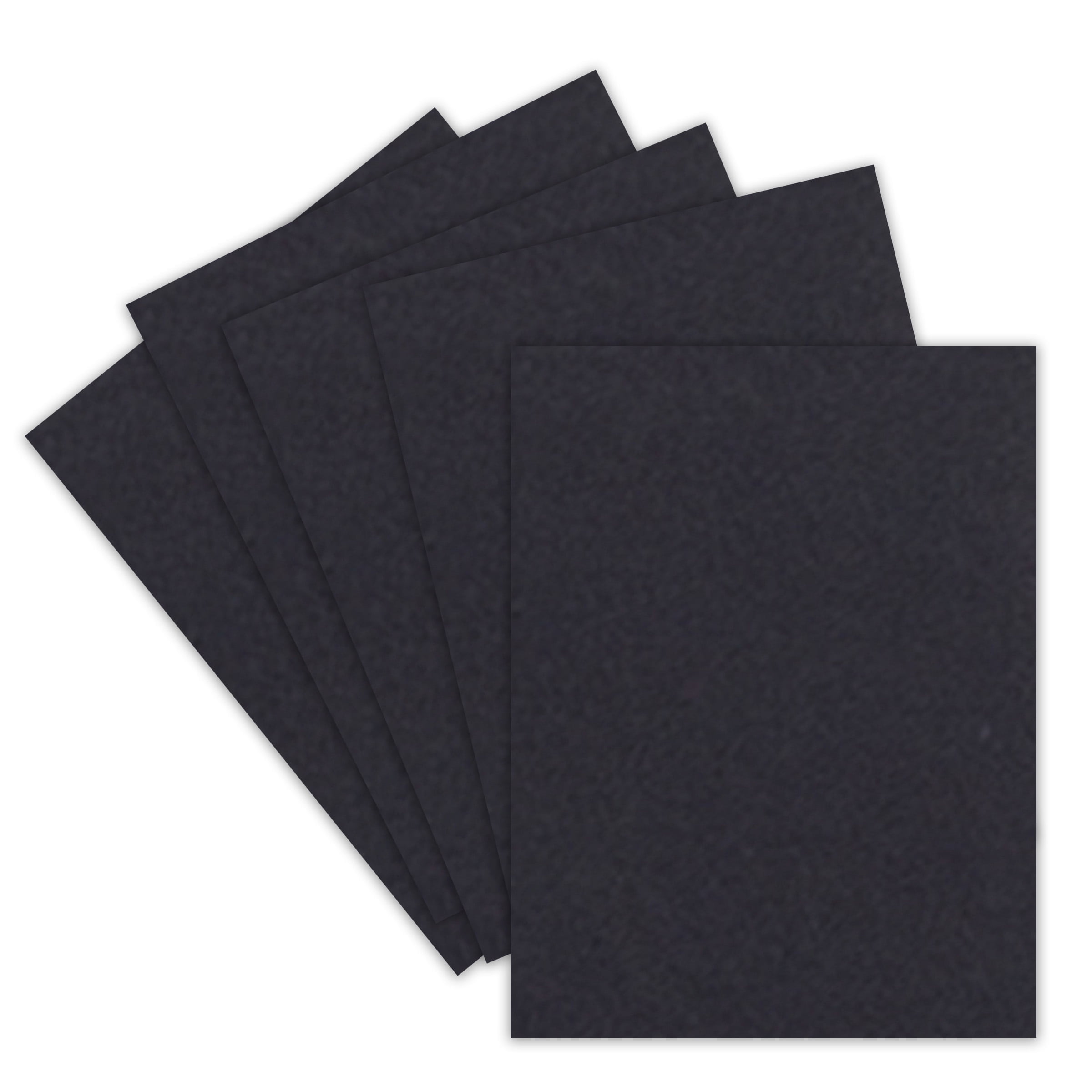 Faux Leather Sheets for Engraving Crafts 12” x 24” Leather-Like Texture with Soft Backing – for Cricut, Laser Engraving, DIY Projects, Jewelry, Bows, Gift Tags & Home Décor (5 Sheets, Black)