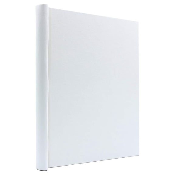 Faux Leather Springback Thesis Binder - White, 1" Spine, by | 150 Sheet Capacity, High-Tension Spring Clamp Style, Perfect for Thesis Work, Legal Documents, Menus, , Photography