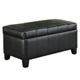 thumbnail image 1 of Faux Leather Storage Ottoman, 1 of 7